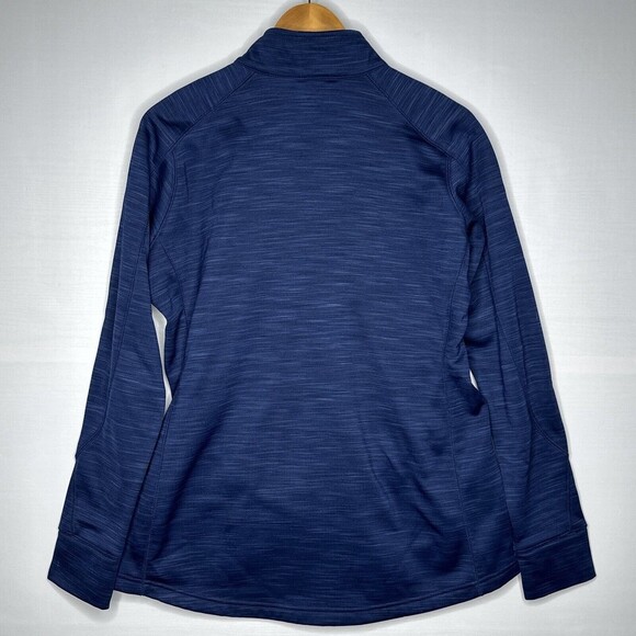 Majestic Boston Red Sox Women’s XL Navy 1/4 Zip Sweatshirt Pullover MLB Sporty - Picture 10 of 12